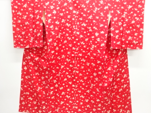 JAPANESE KIMONO / ANTIQUE JUBAN / FLOWERS